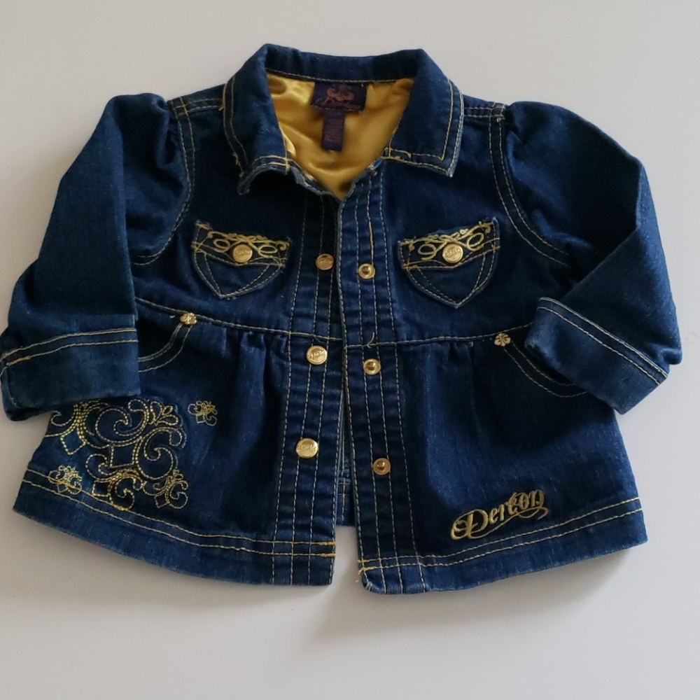 Dereon denim jacket 6-9months